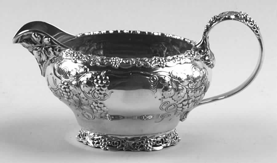 Grape (Sterling, 1895, Hollowware) Creamer by Dominick & Haff-1