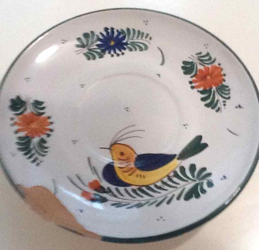 Uccello (Smooth) Saucer by Deruta (Italy)-1