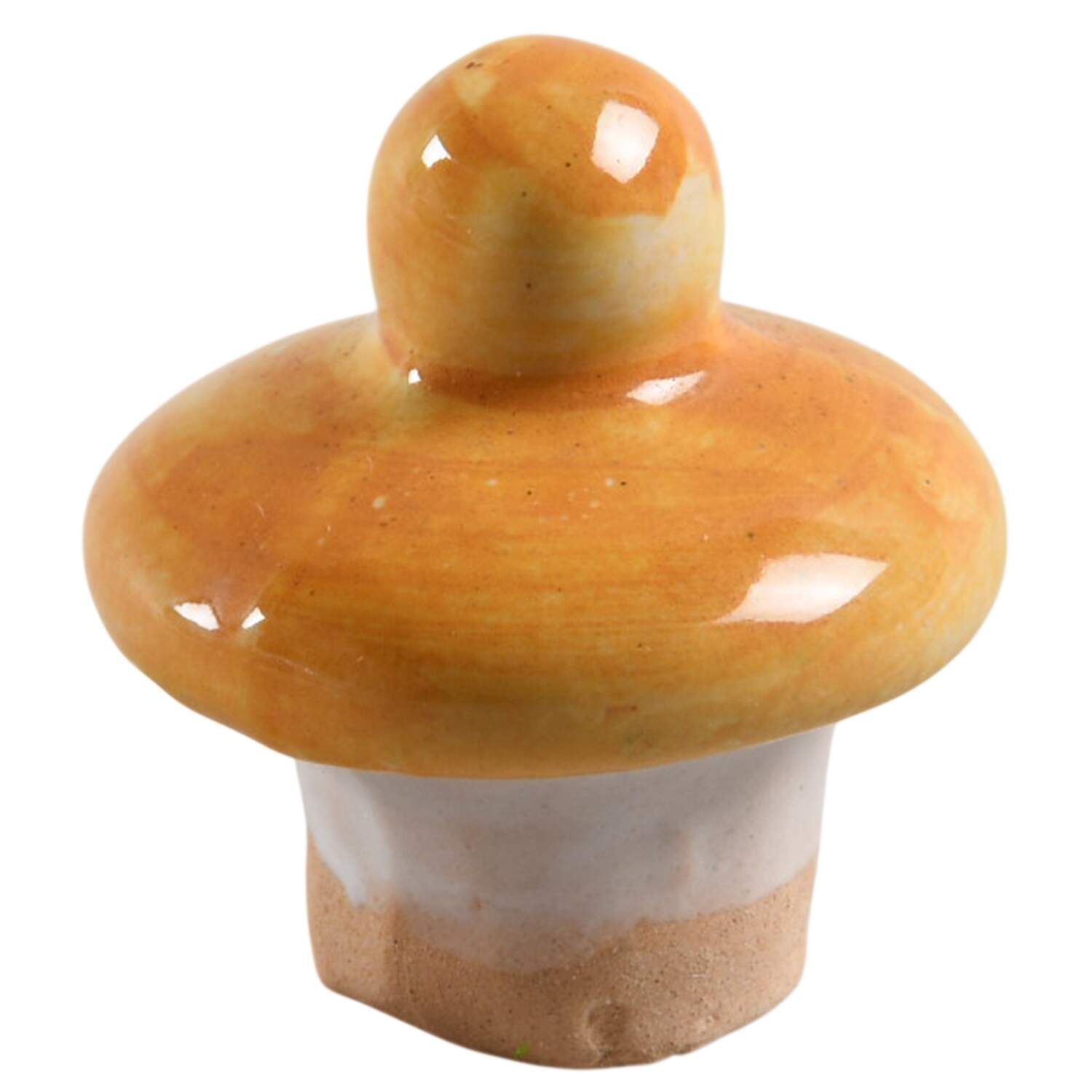 Raffaellesco (Scalloped) Stopper for Vinegar Cruet by Deruta (Italy)-1