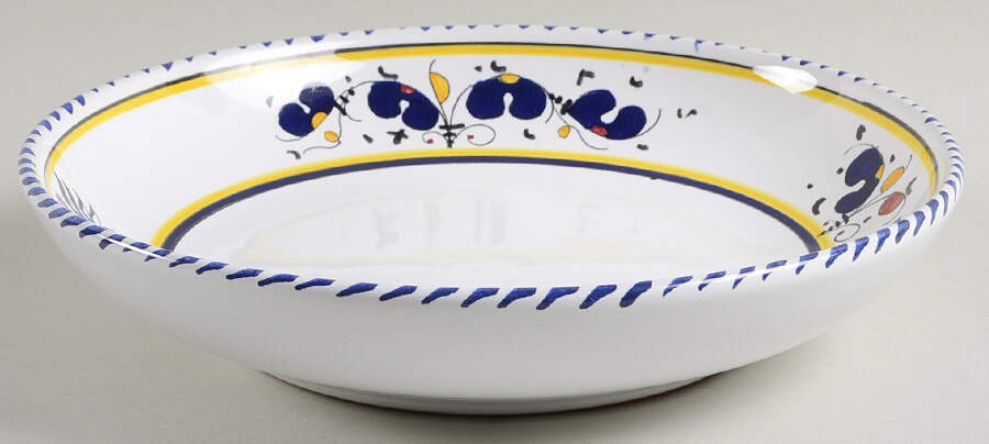 Blue Rooster 10" Individual Pasta Bowl by Deruta (Italy)-1