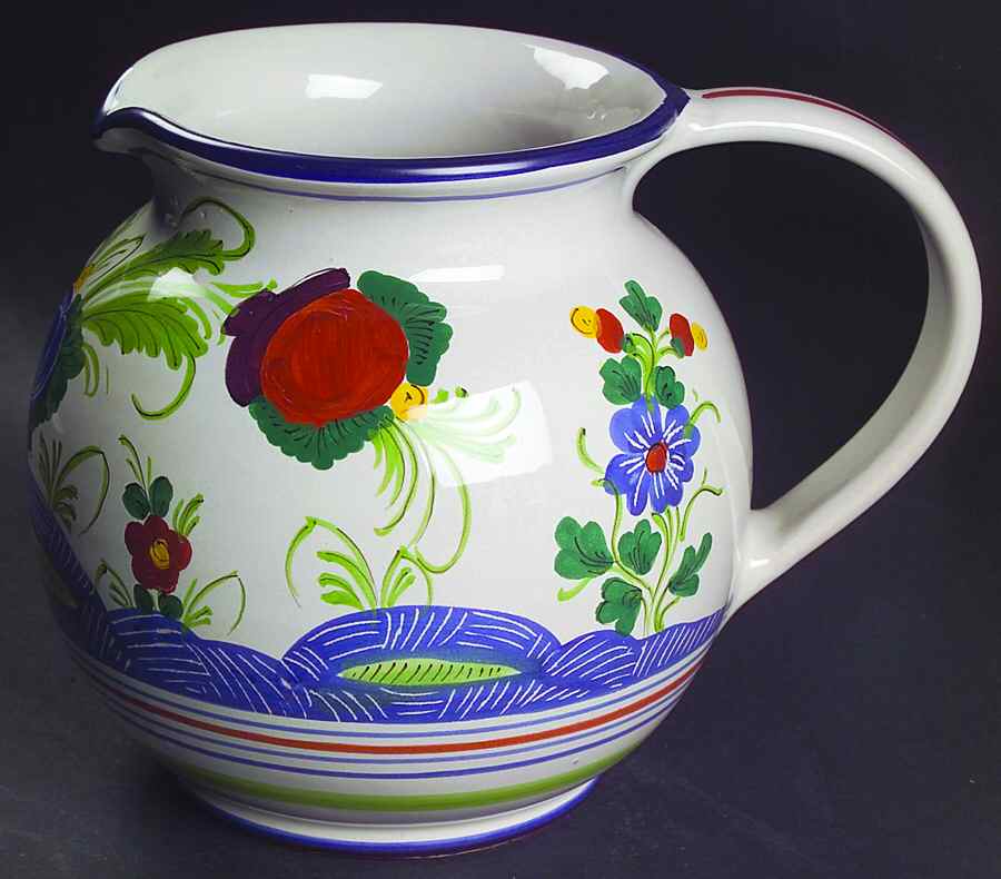Garofano 56 Oz Pitcher by Deruta (Italy)-1