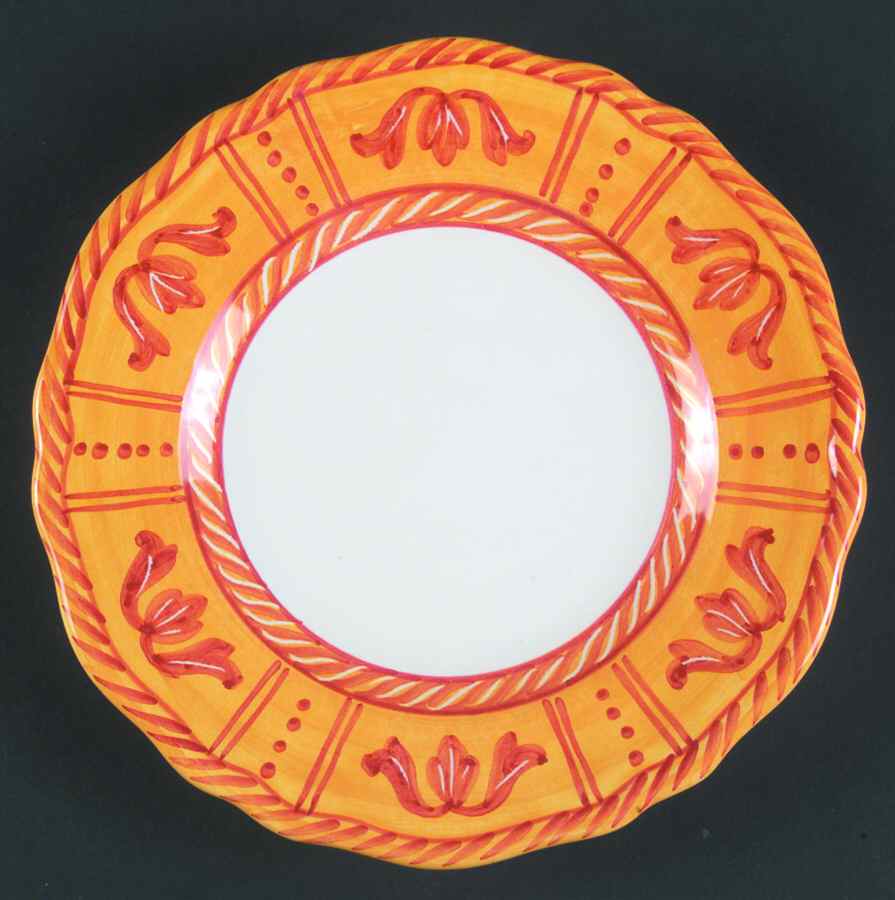 Cordone Salad Plate by Deruta (Italy)-1