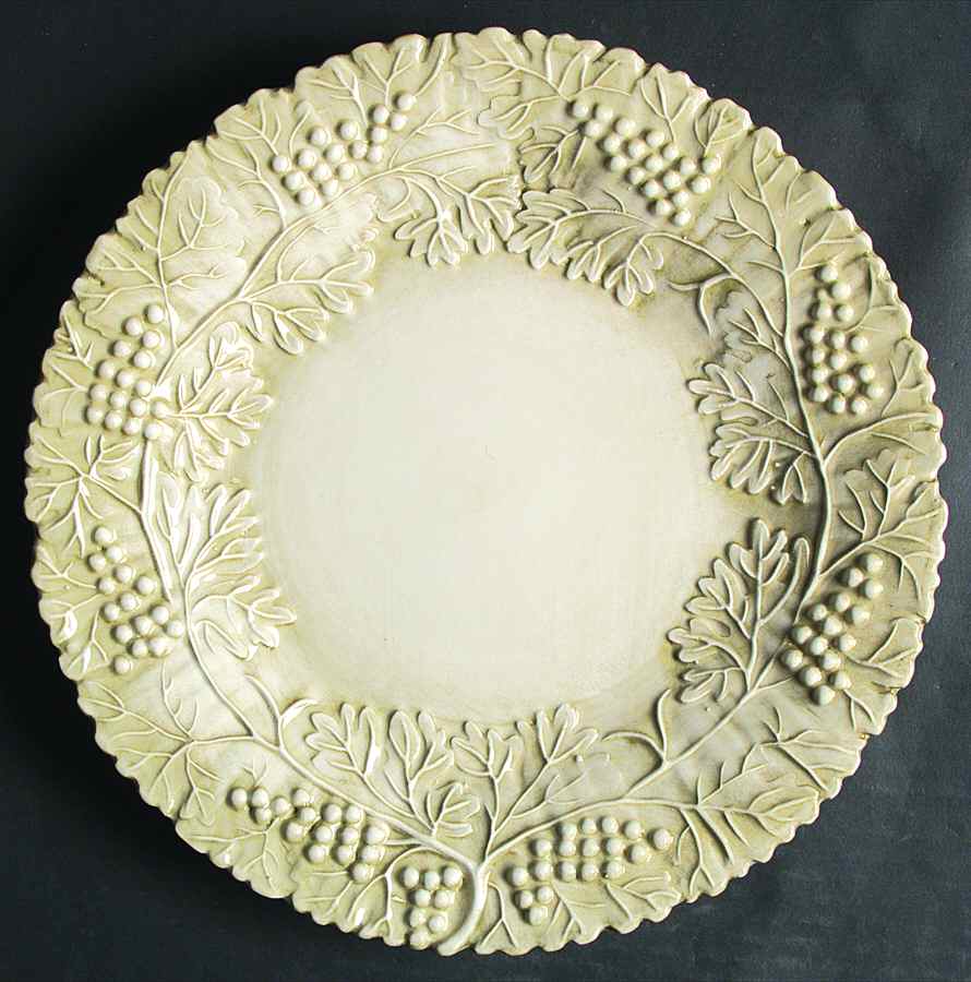 Sage Dinner Plate by Deruta (Italy)-1