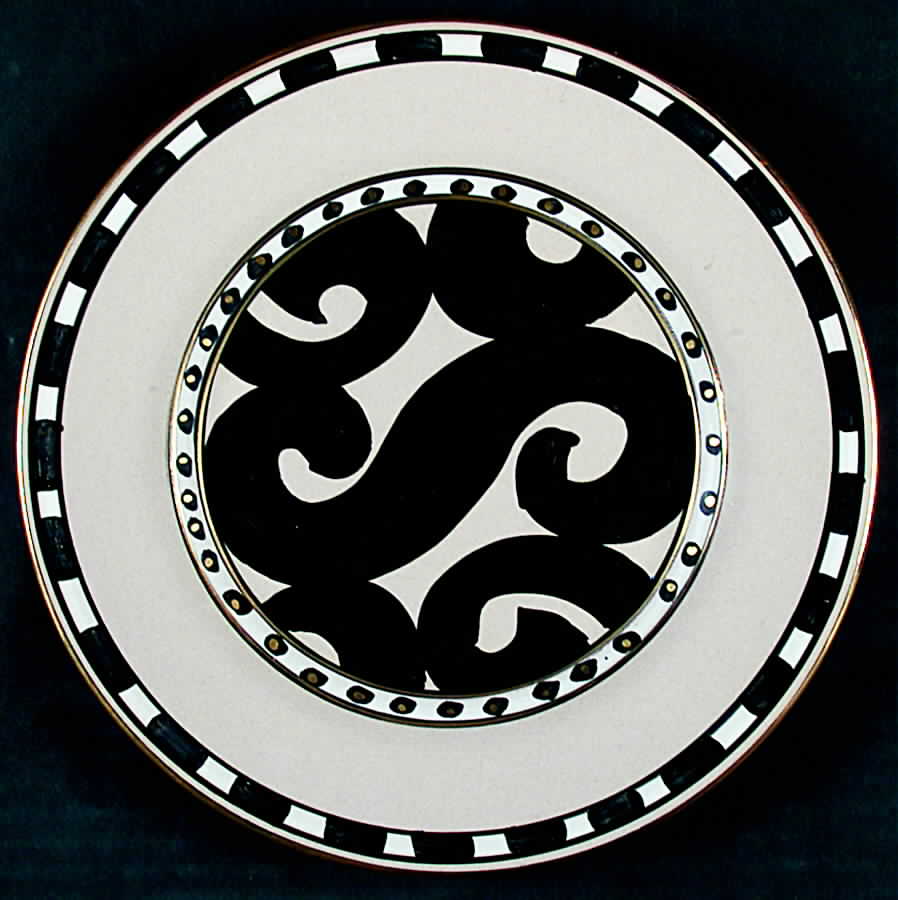 Moresco Salad Plate by Deruta (Italy)-1