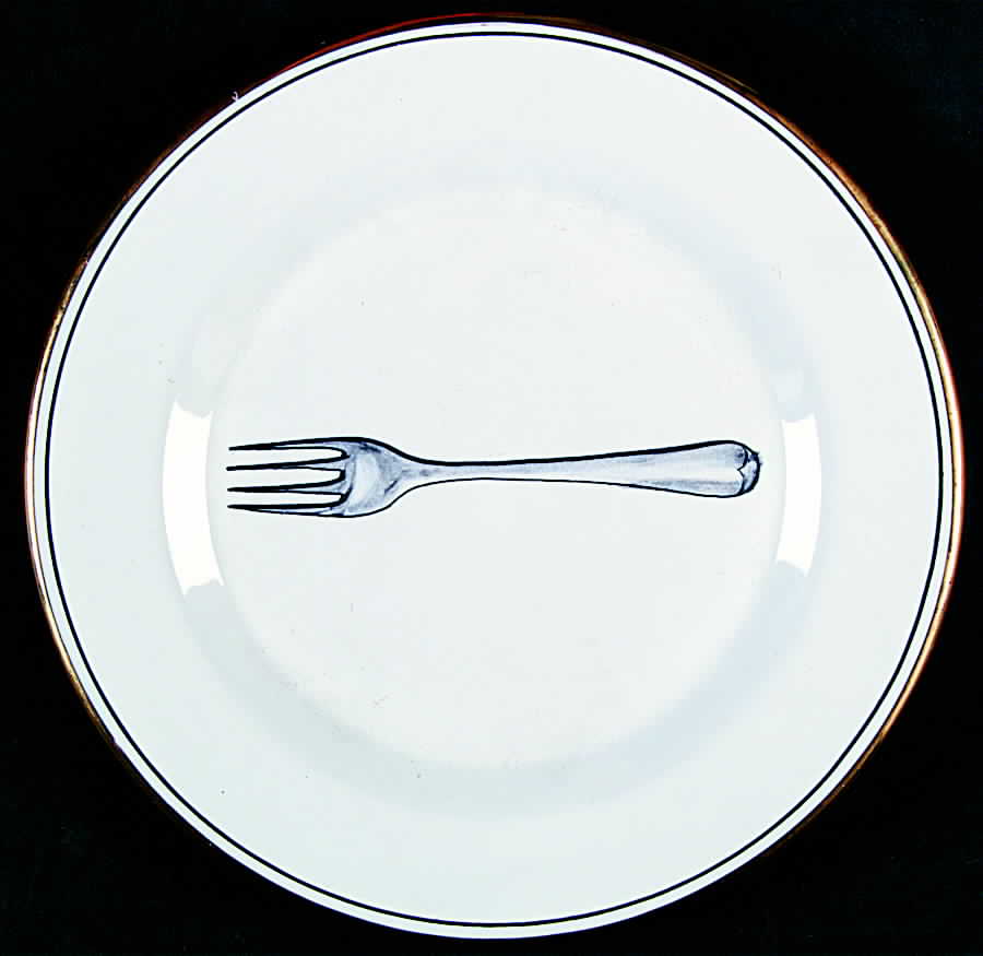 Posata Salad Plate by Deruta (Italy)-1