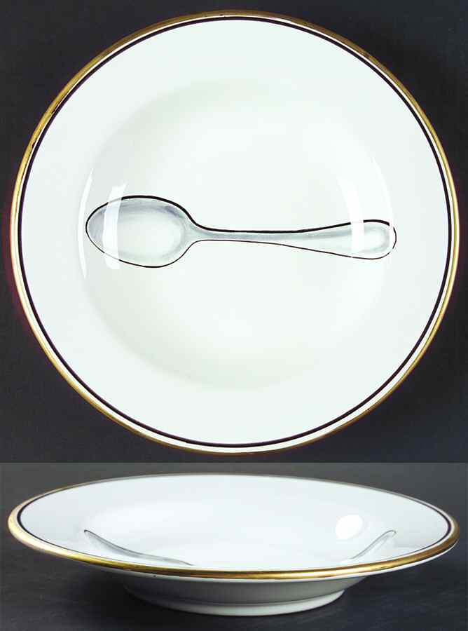 Posata Large Rim Soup Bowl by Deruta (Italy)-1
