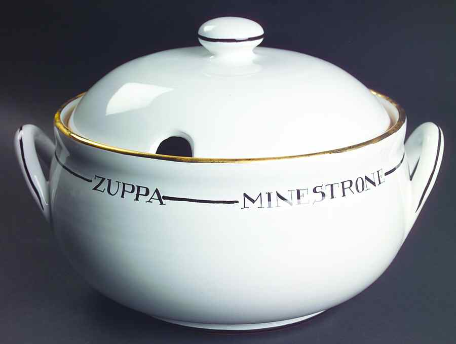 Posata Tureen &  Lid by Deruta (Italy)-1