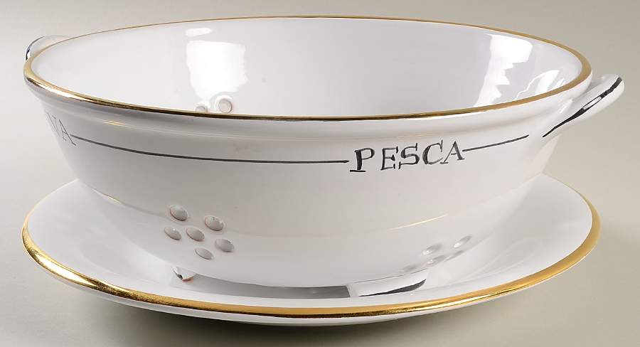 Posata 2-Piece Drain Set by Deruta (Italy)-1