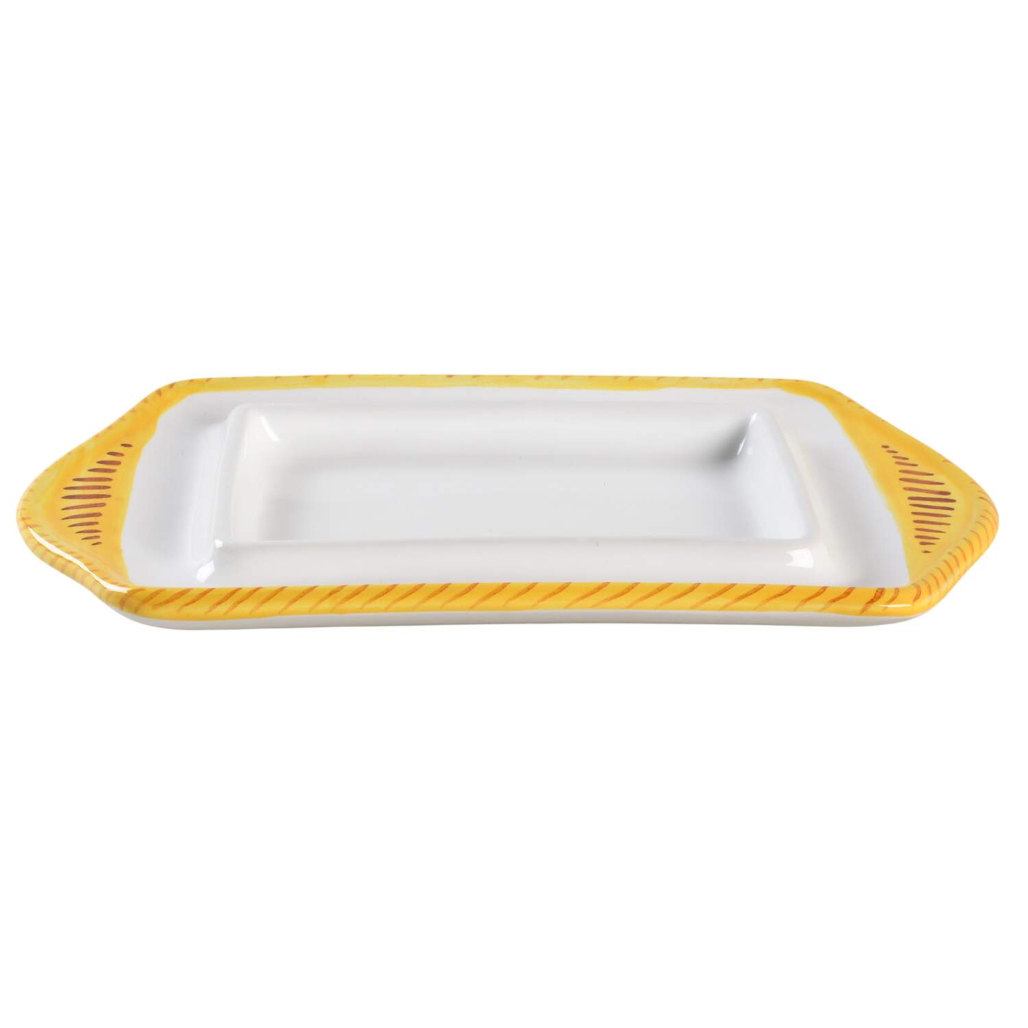 Raffaellesco (Smooth) 1/4 Lb Butter No Lid by Deruta (Italy)-1