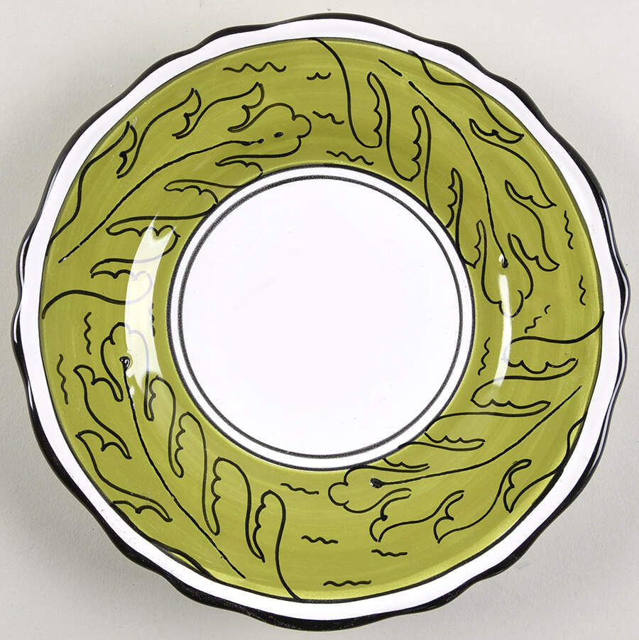Menta Salad Plate by Deruta (Italy)-1