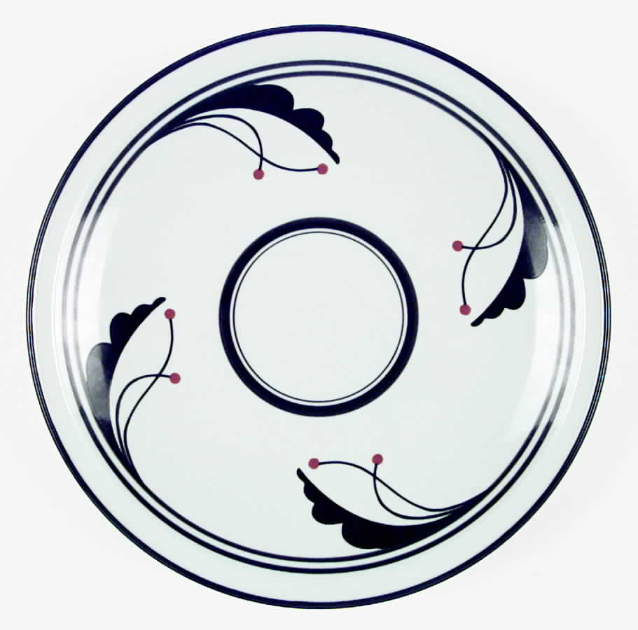 Bayberry Blue (Japan, Portugal) 12" Deep Round Platter by Dansk-1