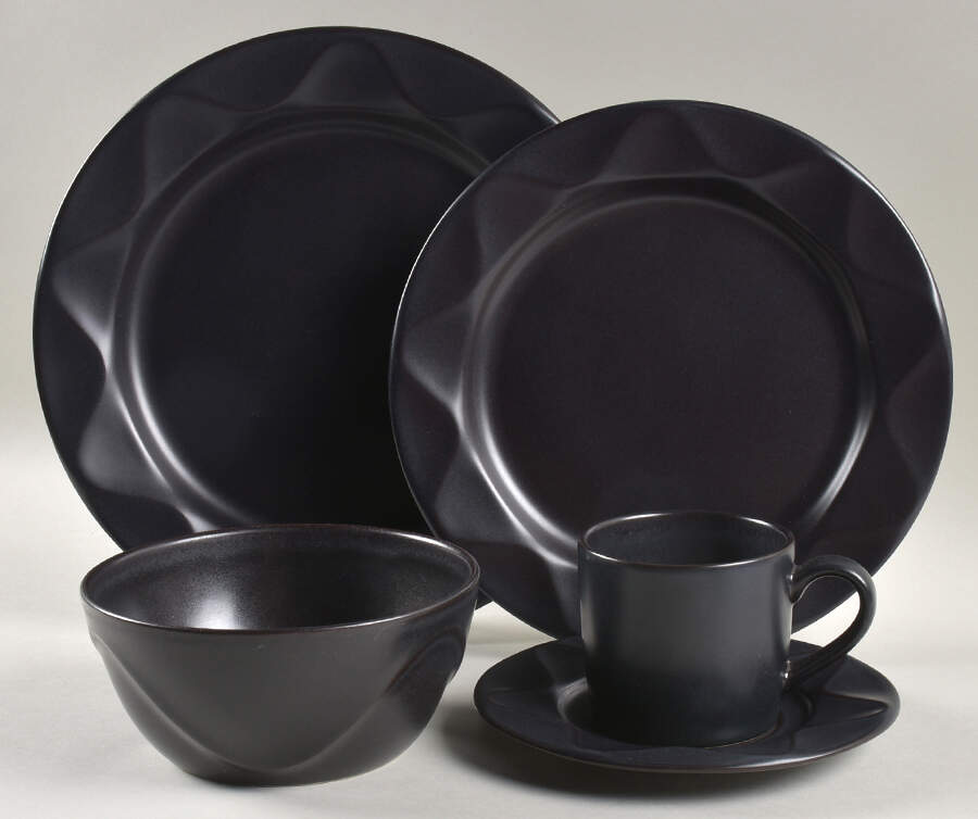 Origami Onyx 5 Piece Place Setting by Dansk-1