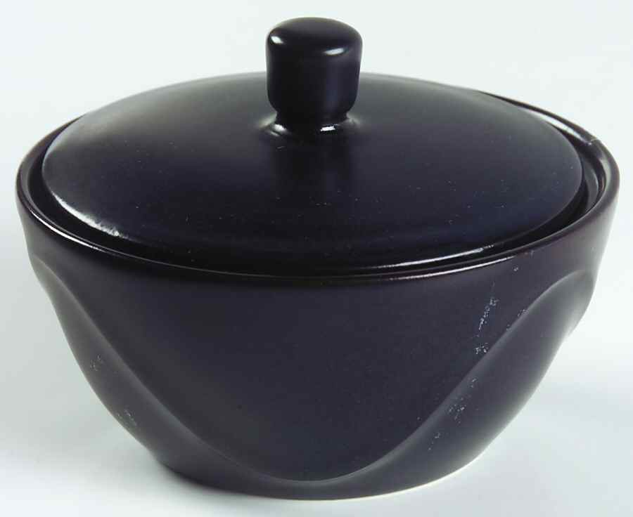 Origami Onyx Sugar Bowl & Lid by Dansk-1