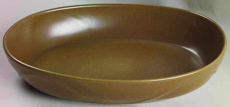 Origami Sandstone 12'' Oval Baker by Dansk-1