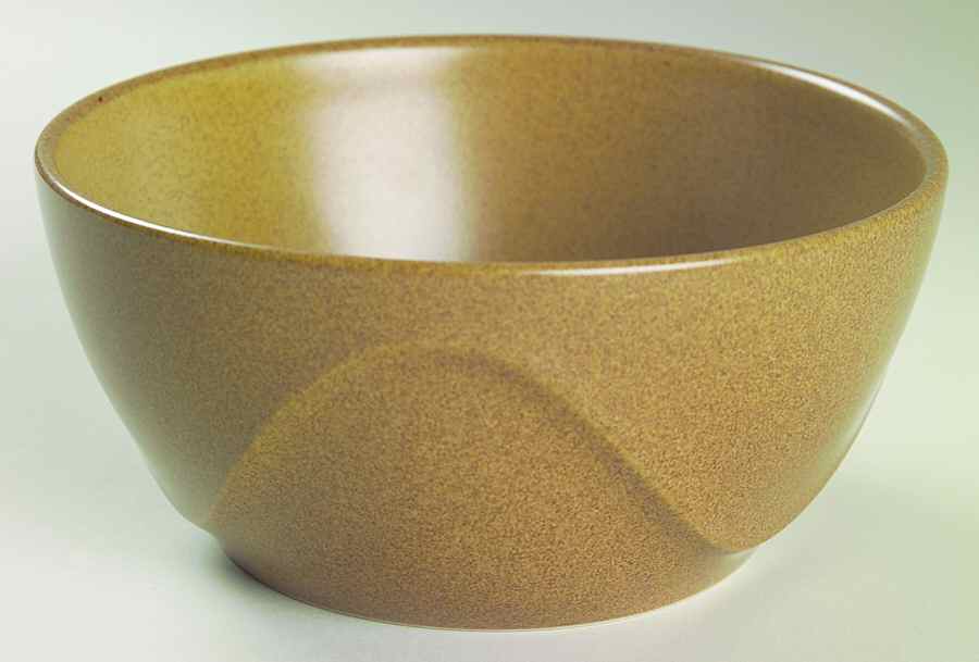 Origami Sandstone Coupe Soup Bowl by Dansk-1