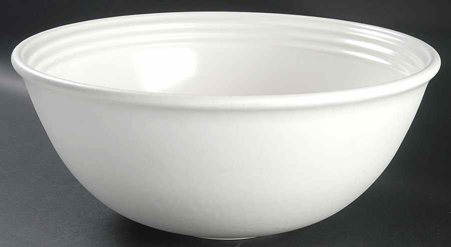 Centry White 13" Large Salad Serving Bowl by Dansk-1