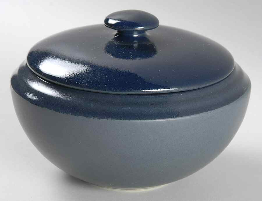 Centry Midnight Blue Sugar Bowl & Lid by Dansk-1