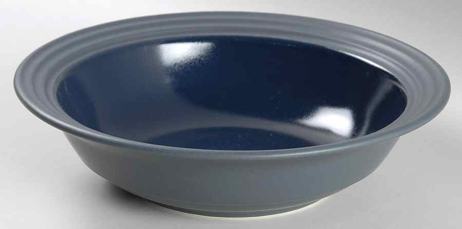 Centry Midnight Blue Large Rim Soup Bowl by Dansk-1