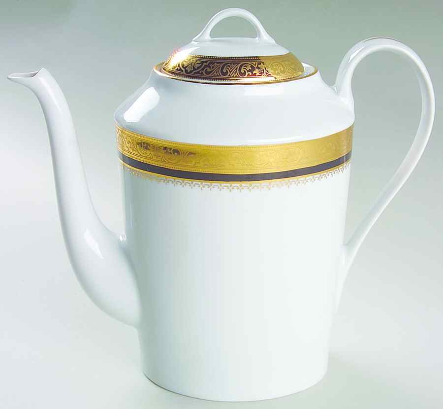 Marquis Black Coffee Pot & Lid by Philippe Deshoulieres-1