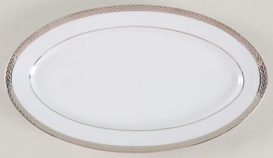 Laurel Platinum Relish/Gravy Underplate by Philippe Deshoulieres-1