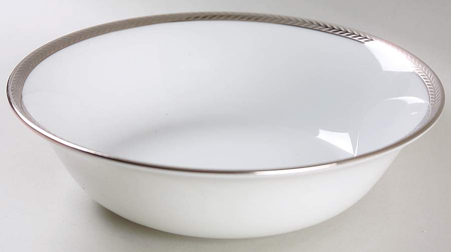 Laurel Platinum Individual Salad Bowl by Philippe Deshoulieres-1