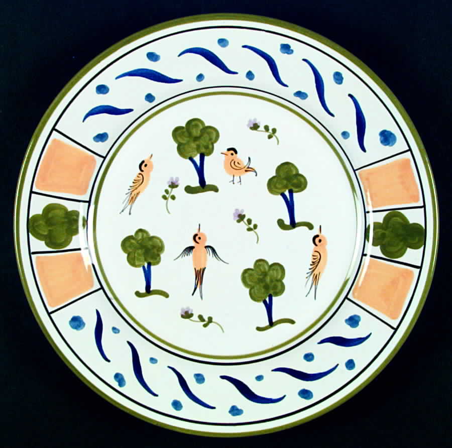Nido Dinner Plate by Deruta (Italy)-1