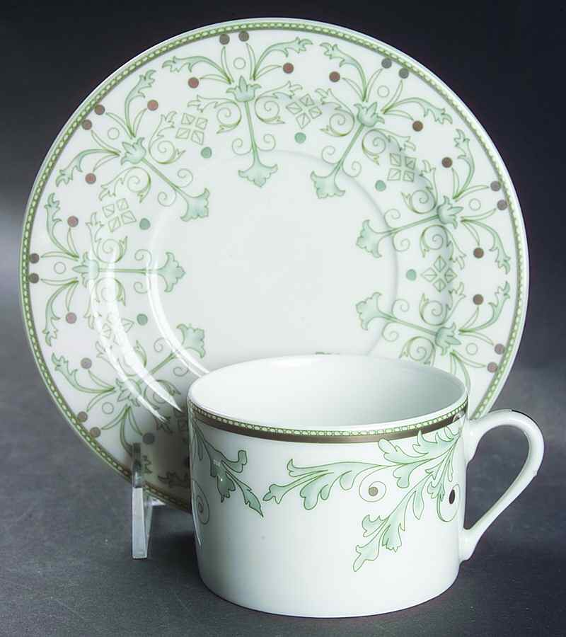 Baalbek Flat Cup & Saucer Set by Philippe Deshoulieres-1