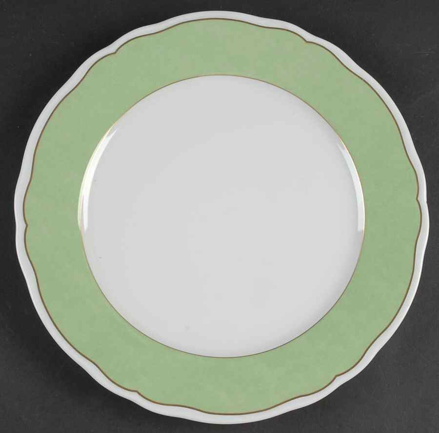 Festival Green Service Plate (Charger) by Philippe Deshoulieres-1
