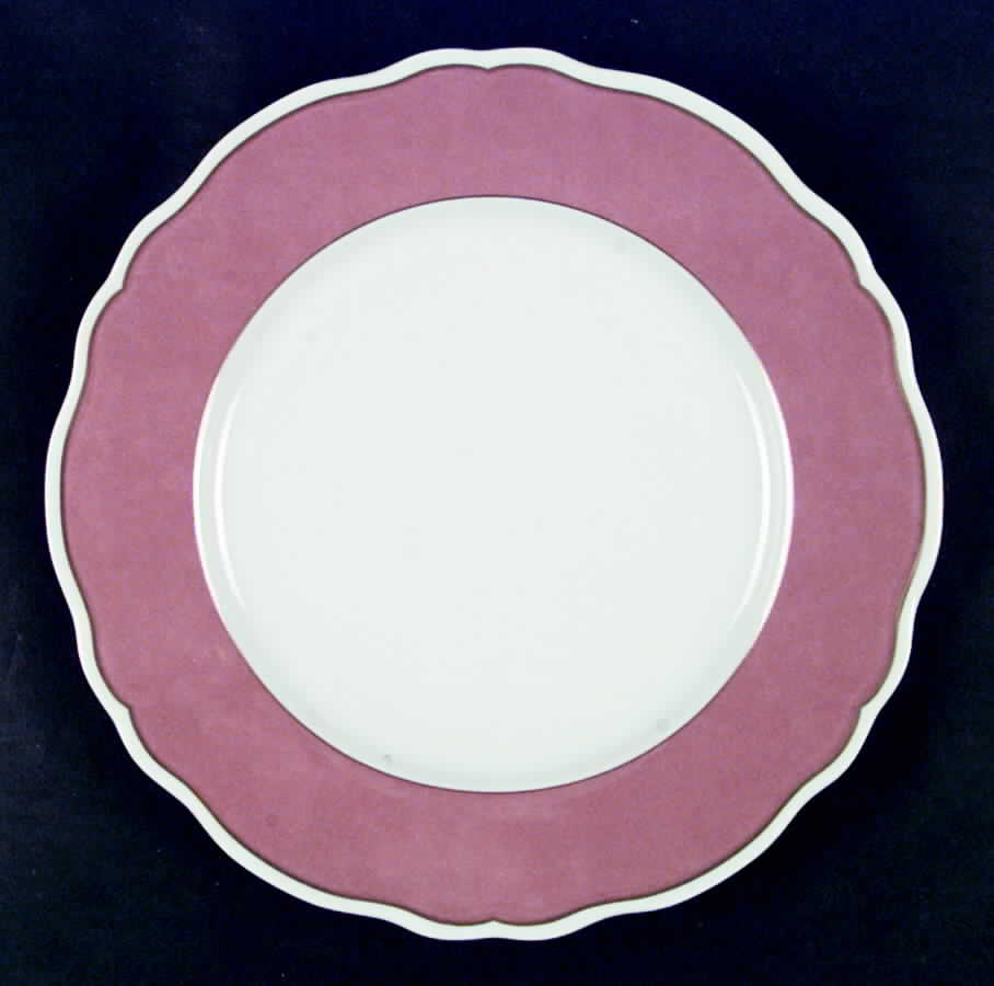 Festival Rose Dinner Plate by Philippe Deshoulieres-1