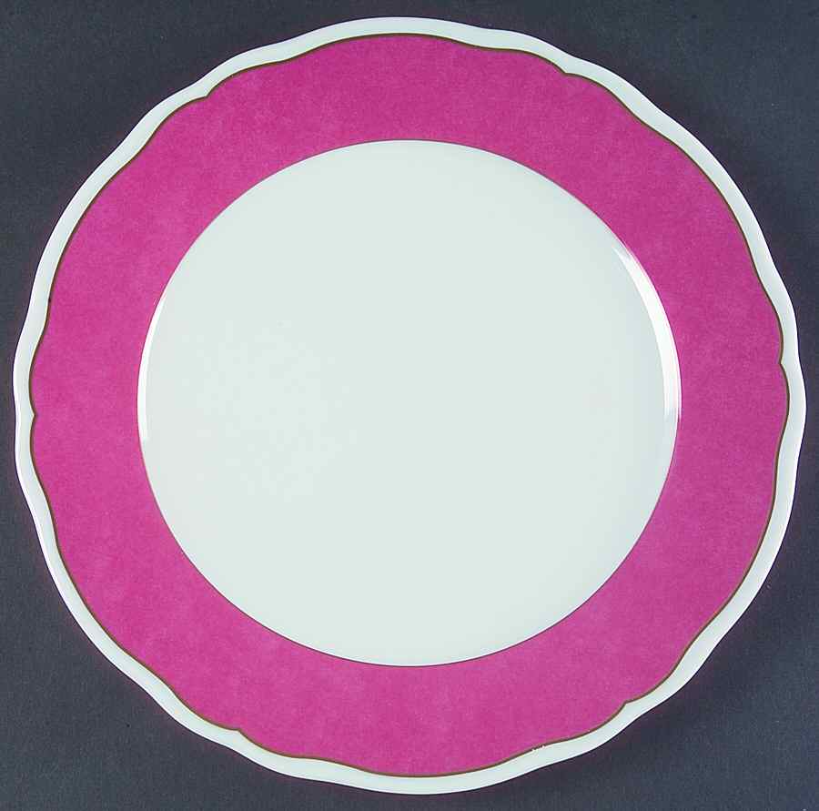 Festival Rose Service Plate (Charger) by Philippe Deshoulieres-1
