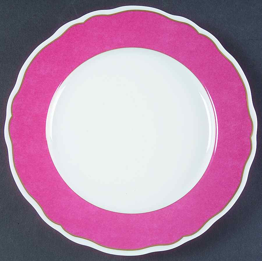 Festival Rose Salad/Dessert Plate by Philippe Deshoulieres-1