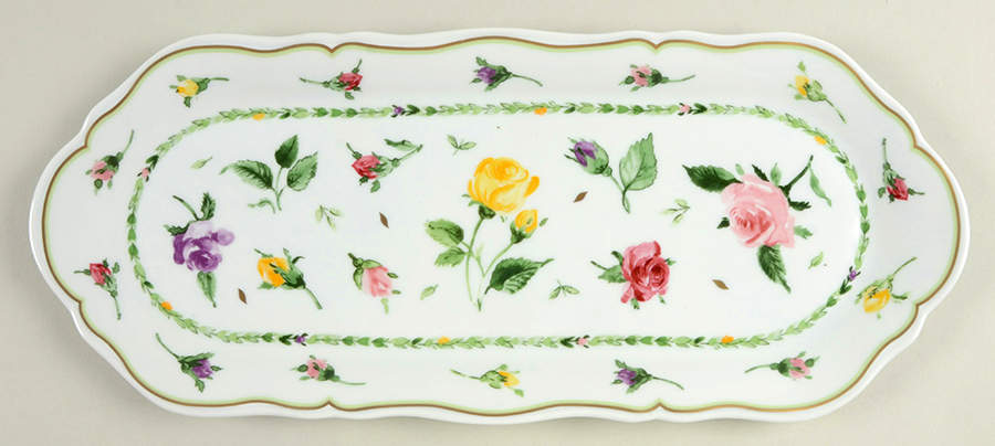 Parfum De Roses Large Sandwich Tray by Philippe Deshoulieres-1