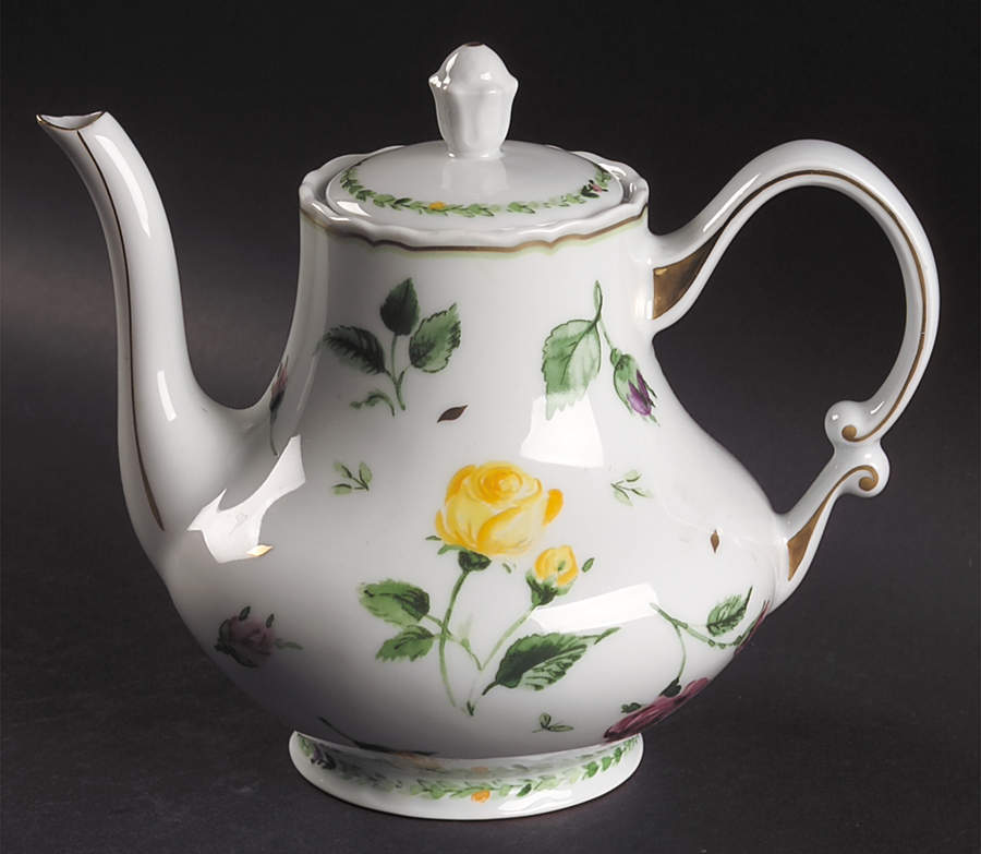 Parfum De Roses Teapot & Lid by Philippe Deshoulieres-1
