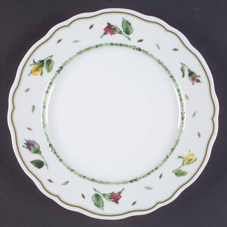 Parfum De Roses Salad/Dessert Plate by Philippe Deshoulieres-1