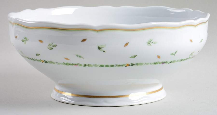 Parfum De Roses Large Salad Serving Bowl by Philippe Deshoulieres-1