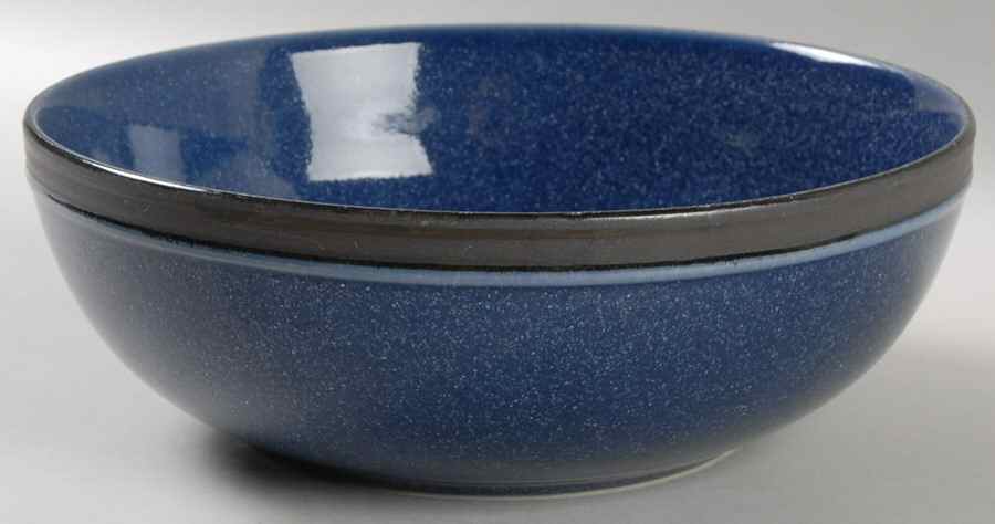 Arento Blue 9" Round Vegetable Bowl by Dansk-1
