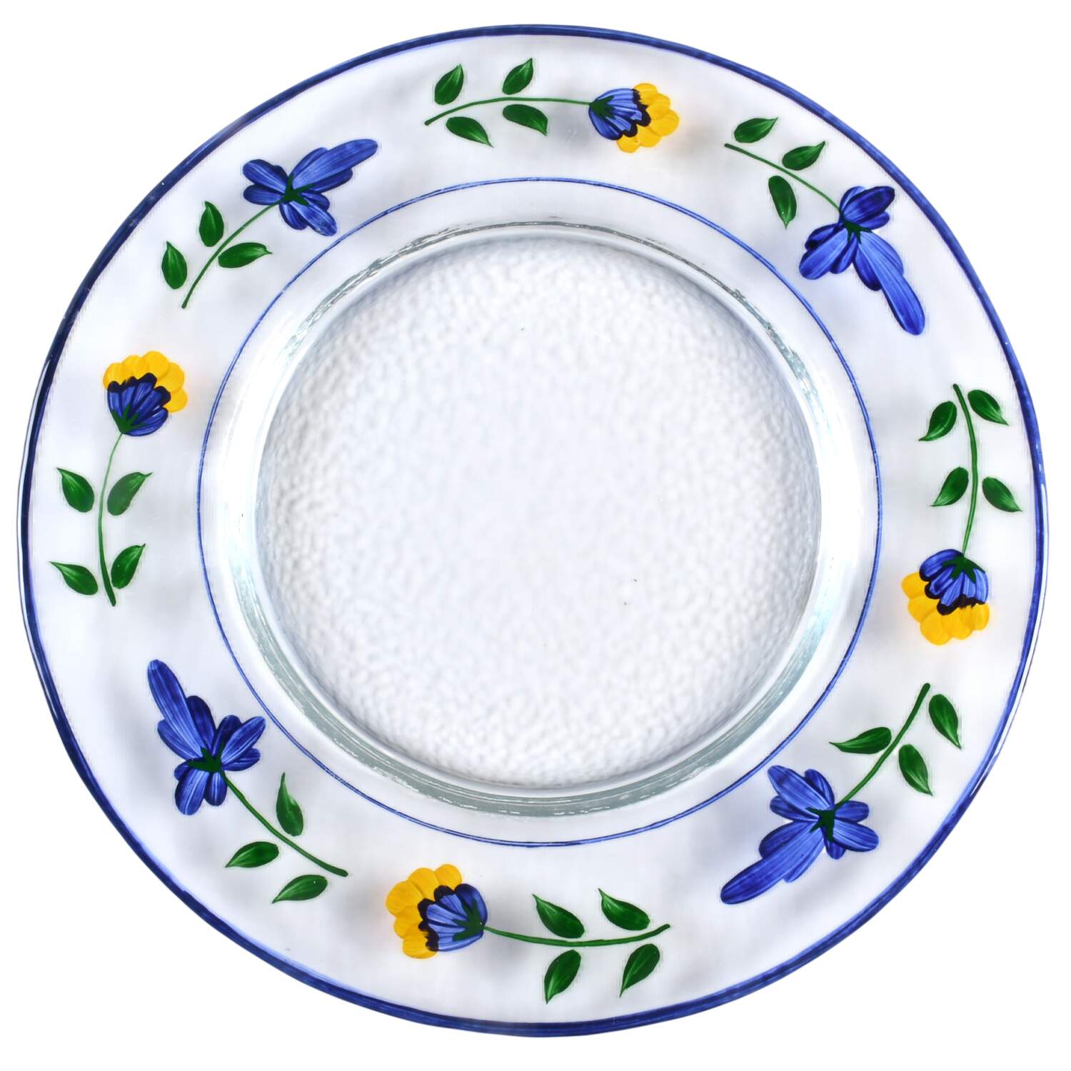 San Nicolo 12" Round Glassware Platter by Dansk-1