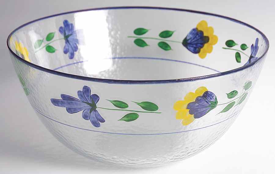 San Nicolo 11" Glassware Salad Bowl by Dansk-1