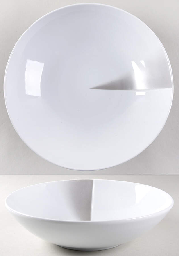 Linea Wedge (Gray Wedge) 11" Pasta Serving Bowl by Dansk-1