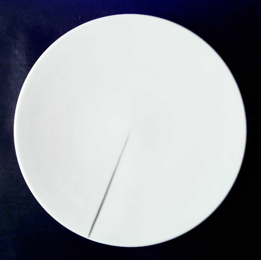Linea Wedge (Gray Wedge) Dinner Plate by Dansk-1