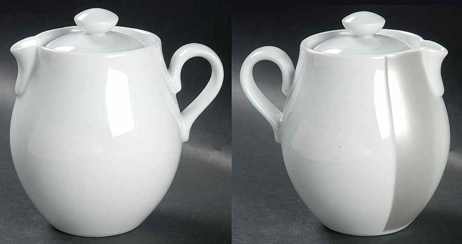 Linea Wedge (Gray Wedge) Creamer & Lid by Dansk-1