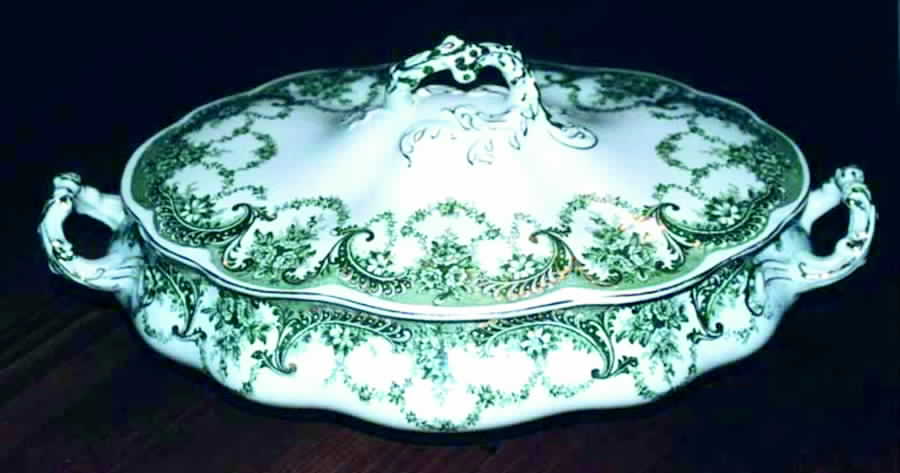 Marie Oval Covered Vegetable by Dudson, Wilcox & Till-1