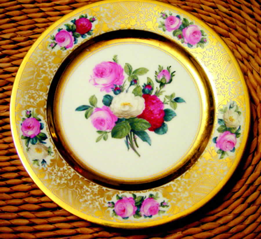 DRE29 Dinner Plate by Dresden (German)-1