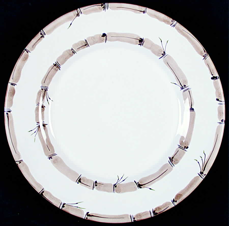 Canneto-Beige Luncheon Plate by Deruta (Italy)-1