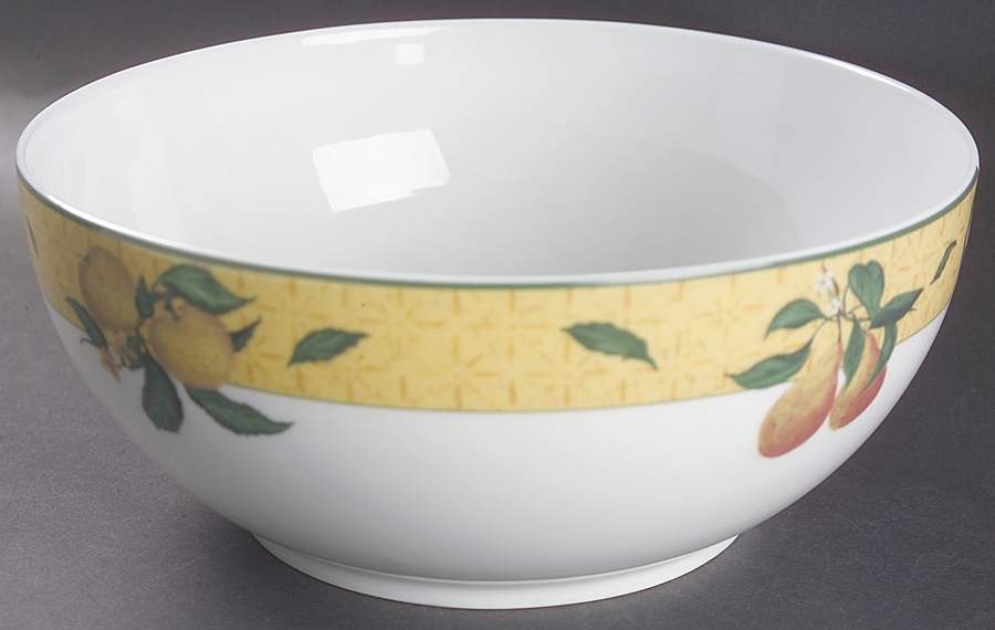 V & A Kensington 9" Salad Serving Bowl by Philippe Deshoulieres-1