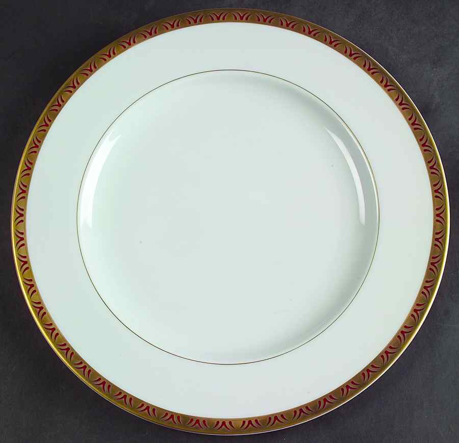 Rizieres Rouge Dinner Plate by Philippe Deshoulieres-1