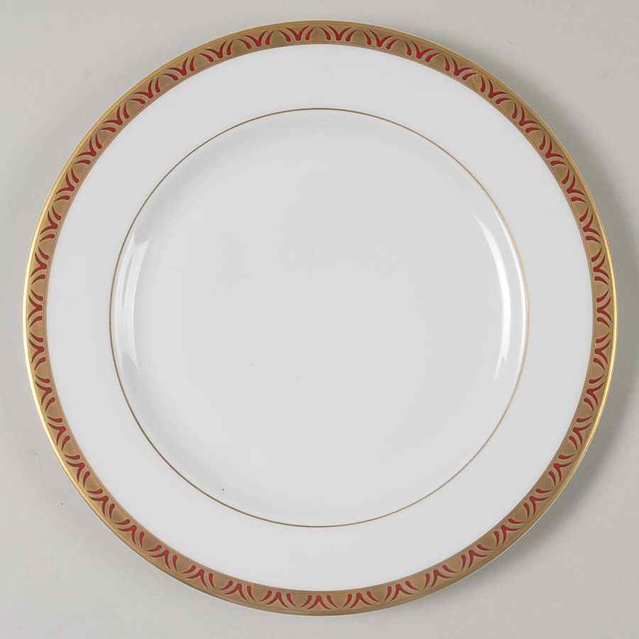 Rizieres Rouge Salad Plate by Philippe Deshoulieres-1