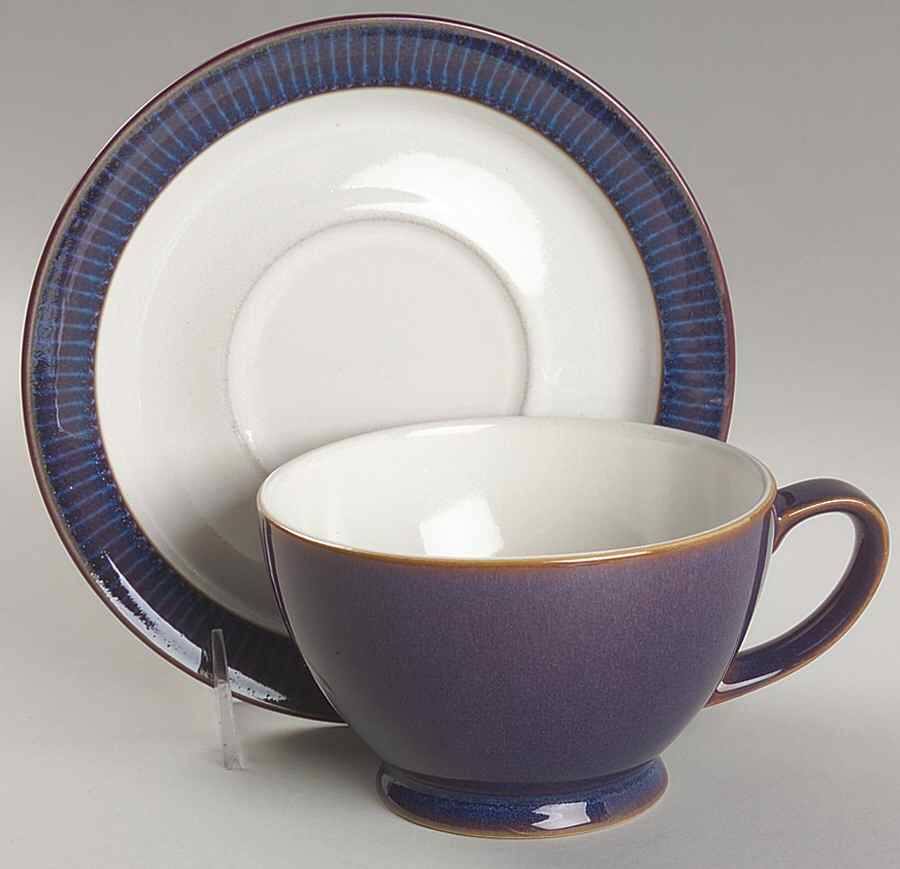 Storm Breakfast Cup & Saucer Set by Denby-Langley-1