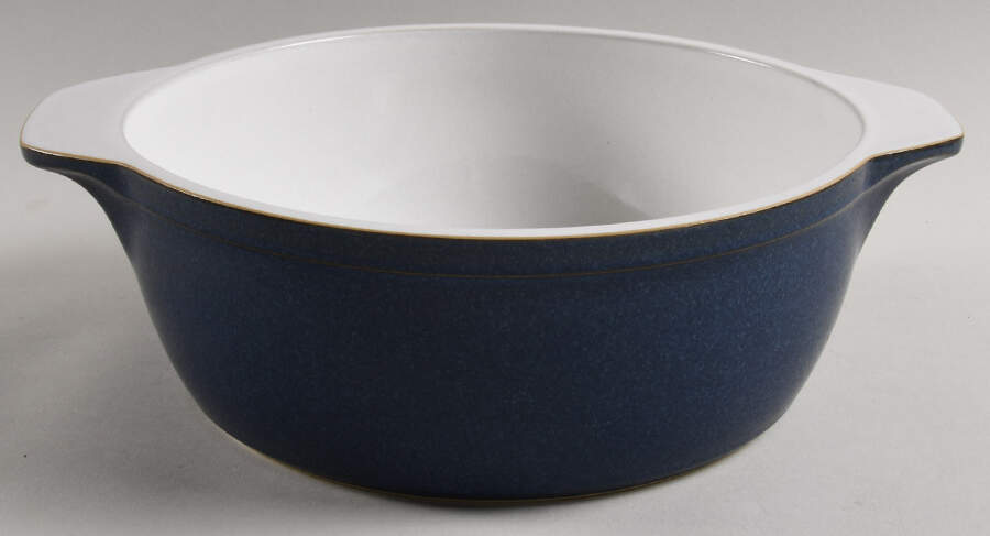 Blue Jetty 2.5 Qt Round Casserole No Lid by Denby-Langley-1