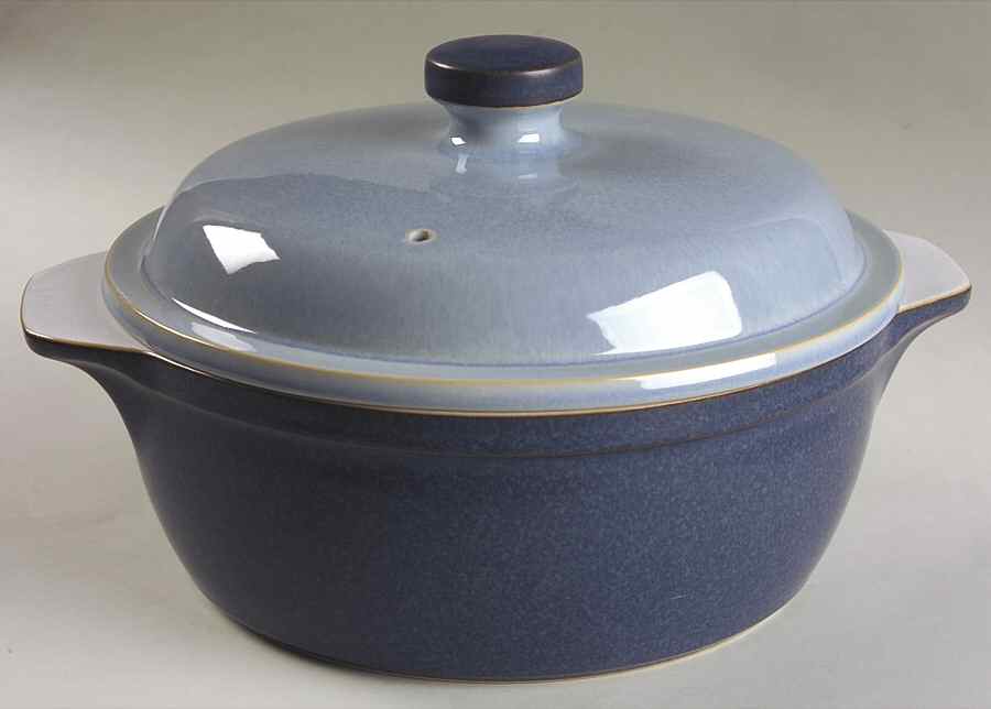Blue Jetty 2 Qt Round Covered Casserole by Denby-Langley-1